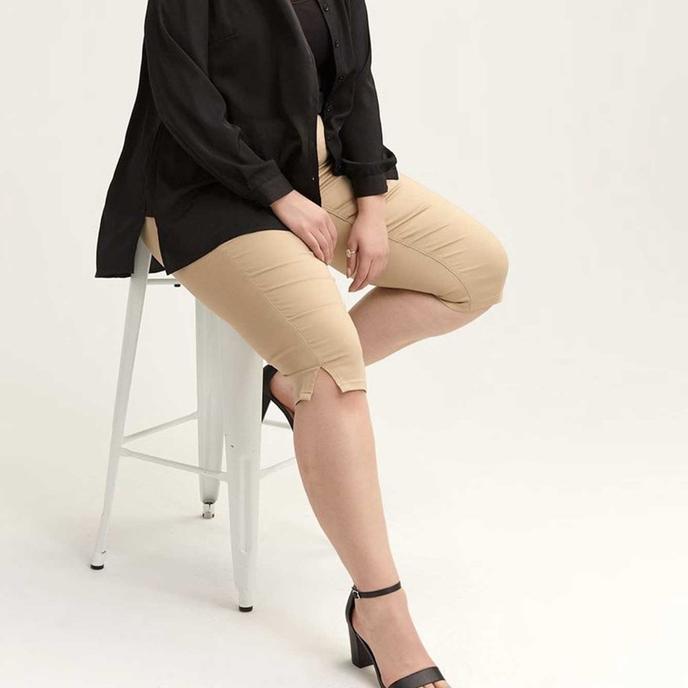 Tan Capri Jeggings